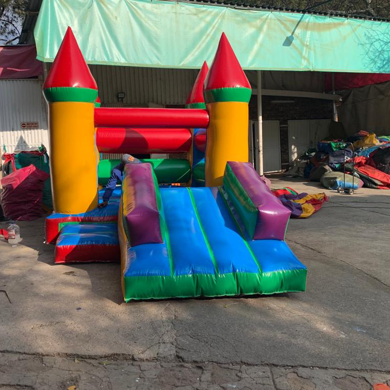 Slide in front of jumping castle - 3 meters by 5 meters